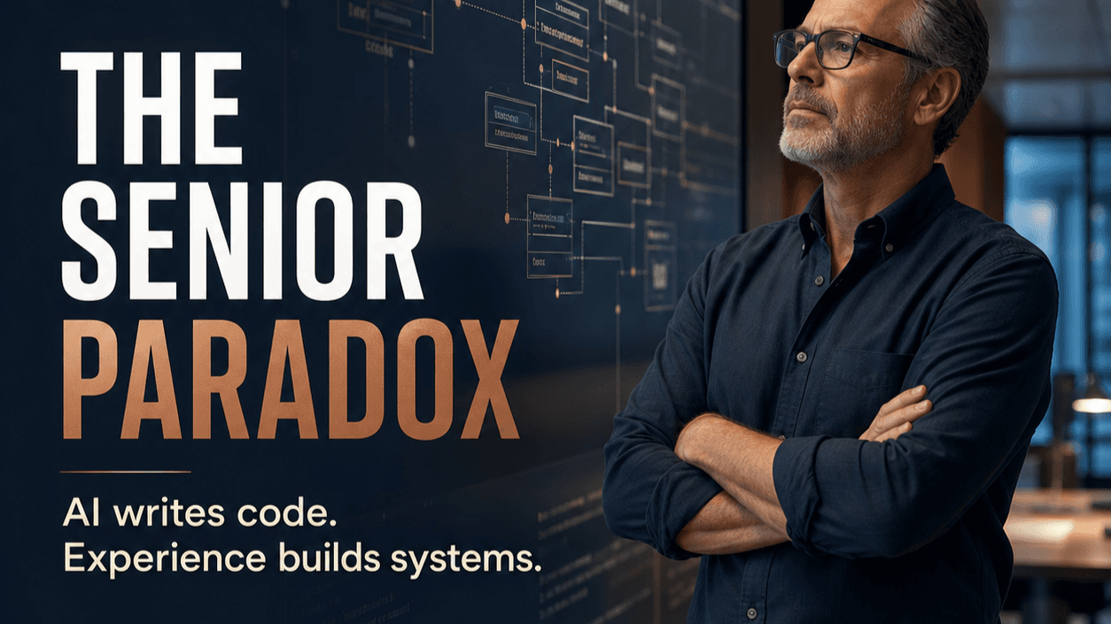The Senior Paradox — Why Tech’s Squeeze on the New Guard is Your Golden Ticket