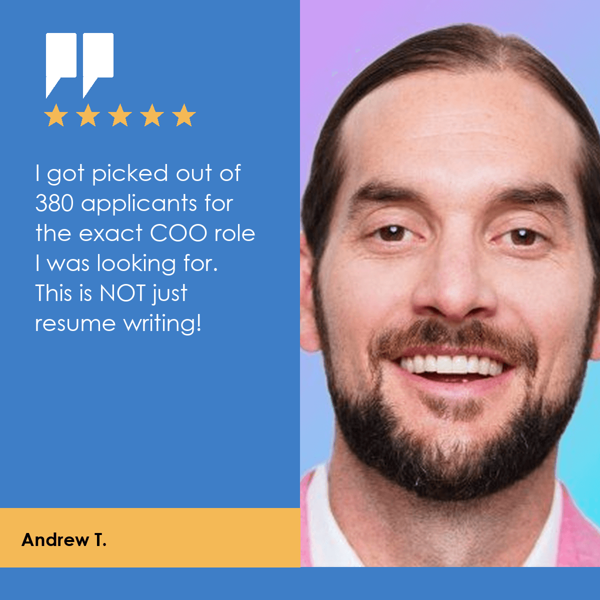 Portrait of Andrew T.